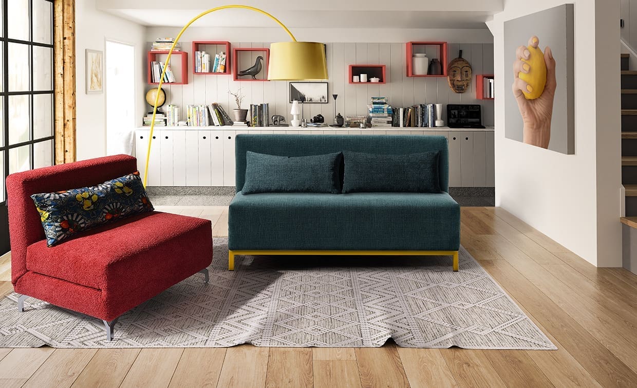 Modello Voilà, divano Family Bedding trasformabile! Su MYHOME!